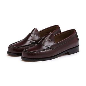 G.J. Bass Burgundy Loafers